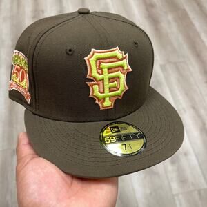New Era 59FIFTY San Francisco Giants Parks The Woods fitted hat Cap Size 7 1/4